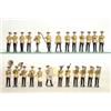 Image 1 : Britains set 2110 US Military Band, 1956-59, full dress uniform in yellow with black frogging, 25...