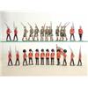 Image 1 : Britains set 1901 Capetown Highlanders, post-war, eight marching at the slope and officer, pre-wa...
