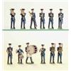 Image 1 : Rare Britains set 1527 Band of the RAF, 1954-55, twelve bandsmen including bass drummer with meta...