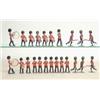 Image 1 : Britains Scots Guards Drums and Fifes, two versions, pre-war, six gathered, ten in full-trousers...