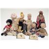 Image 1 : A Chad Valley cloth sailor doll (8ins) similar khaki officer (8ins) Norah Wellings "Little Pixie"...