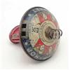Image 1 : A Lehmann "Hop Hop" spinning top, lithographed tinplate with clockwork motor- some wear...