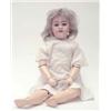 Image 1 : A German bisque doll, impressed mark DEP., with sleeping eyes, open mouth and jointed composition...
