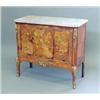Image 1 : A 19th Century French ormolu mounted kingwood and marquetry commode, with variegated red and grey...