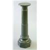 Image 1 : A late 19th century verde antico marble tapering columnar pedestal, on octagonal base, 3ft high...