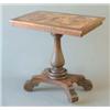 Image 1 : An early 19th century Anglo Indian rectangular top occasional table with geometric specimen wood...