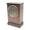 Image 1 : A Regency mahogany bracket clock by Grohe of Wigmore Street, London, the 7.5in silvered dial in a...