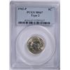 Image 1 : 1942-P TYPE 2 SILVER JEFFERSON NICKEL PCGS MS-67
