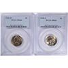 Image 1 : 2 JEFFERSON NICKELS 1941-D, & 45-S PCGS MS-66