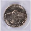 Image 3 : 1964-D JEFFERSON NICKEL, PCGS MS-66  TOP POP., NONE HIGHER!