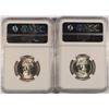 Image 2 : LOT OF ( 2 ) 1946-S WASHINGTON QUARTERS, NGC MS-66