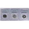 Image 1 : ( 3 ) PCGS GRADED PROOF WASHINGTON QUARTERS: 1957 PROOF-66 & 1958 PROOF 65 & 67