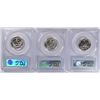Image 2 : ( 3 ) PCGS GRADED PROOF WASHINGTON QUARTERS: 1957 PROOF-66 & 1958 PROOF 65 & 67