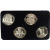 Image 1 : 4 PIECE ONE OUNCE .999 SILVER SEPT. 11 COMMEMORATIVE SILVER SET
