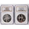Image 1 : (2) 1995 OLYMPICS COMMEM SILVER DOLLARS: PARALYMPICS & GYMNASTICS, NGC PR-69 UC