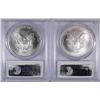 Image 2 : 2002 & 2003 AMERICAN SILVER EAGLES, PCGS MS-69