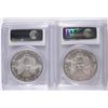 Image 2 : 2003 & 2004 AMERICAN SILVER EAGLES, PCGS MS-69