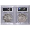 Image 2 : 2006 & 2007 AMERICAN SILVER EAGLES, PCGS MS-69