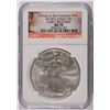 Image 1 : 2014 (S) AMERICAN SILVER EAGLE, NGC MS-70 EARLY RELEASES