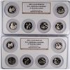 Image 1 : (2) 2009 CLAD PROOF QUARTER SETS NGC PF-70 UC (MULTIHOLDER)