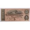 Image 1 : 1864 $5 CONFEDERATE STATES OF AMERICA NOTE (T-69) CU-63