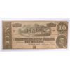 Image 1 : 1864 $10 CONFEDERATE STATES OF AMERICA NOTE (T-68) F/VF