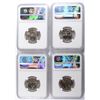 Image 2 : ( 4 ) WASHINGTON QUARTERS ALL NGC MS-65: 1981-D, 1985 P&D AND 1986-D