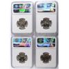 Image 2 : ( 4 ) WASHINGTON QUARTERS ALL NGC MS-65: 1974-D, 1981 P&D AND 1984