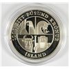Image 2 : 2000 LEIF ERICSON PROOF COMMEM SILVER DOLLAR HAS BOX, NO CERT