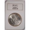 Image 1 : 1887 MORGAN SILVER DOLLAR, NGC MS-63