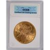 Image 4 : 1895-S $20.00 GOLD LIBERTY, CCGS MS-64 RARE!!