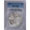 Image 1 : 2006 AMERICAN SILVER EAGLE, PCGS MS-70 PERFECT!