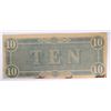 Image 2 : 1864 $10 CONFEDERATE STATES OF AMERICA NOTE (T-68) VF