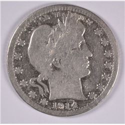 1914-S BARBER QUARTER G/VG