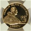 Image 2 : 1997-W $5 GOLD FRANKLIN DELANO ROOSEVELT COMMEN NGC PF-70 UC