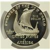 Image 3 : 2000 LEIF ERICKSON COMMEN DOLLAR NGC PF-69 UC