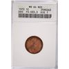 Image 1 : 1972 DDO LINCOLN CENT ANACS MS-64 RED