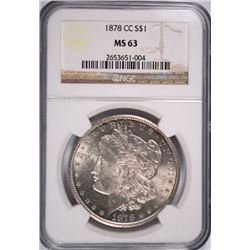 1878-CC MORGAN DOLLAR NGC MS-63
