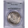 Image 1 : 1884-CC MORGAN DOLLAR PCGS MS-64