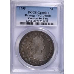 1795 BUST DOLLAR PCGS VG DETAILS