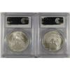 Image 2 : 2006 AND 2007 AMERICAN SILVER EAGLES, PCGS MS-69