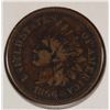 Image 1 : 1866 INDIAN HEAD CENT, VF