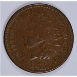 1875 INDIAN HEAD CENT, XF/AU  NICE!