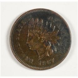 1867 INDIAN HEAD CENT, AU