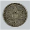 Image 1 : 1861 3 CENT SILVER XF+