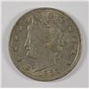 Image 1 : 1883 WITHOUT CENTS LIBERTY NICKEL, AU