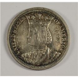 1893 ISABELLA QUARTER, MS-62 RARE!!