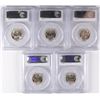 Image 2 : LOT OF ( 5 ) 1943-S JEFFERSON NICKELS, PCGS MS-66