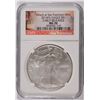 Image 1 : 2014 (S) AMERICAN SILVER EAGLE, NGC MS-70 EARLY RELEASES
