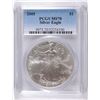 Image 1 : 2005 AMERICAN SILVER EAGLE, PCGS MS-70 RARE LISTS IN PCGS PRICE GUIDE AT $700.00